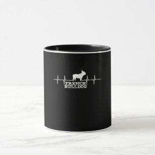 hondencadeau Franse Bulldog Heart Mok
