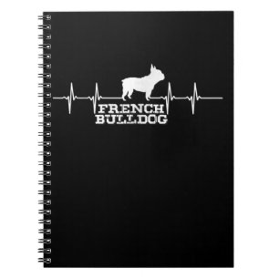 hondencadeau Franse Bulldog Heart Notitieboek