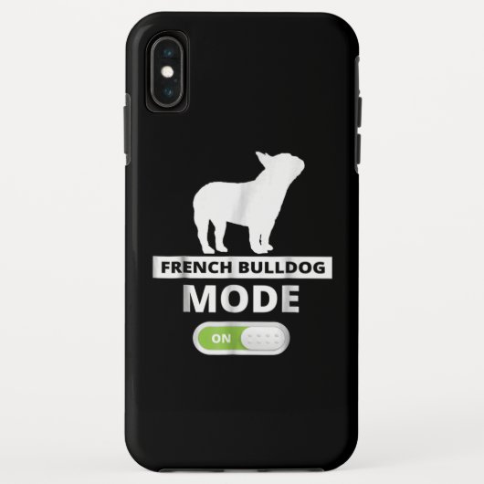 hondencadeau | Franse Bulldog-modus Case-Mate iPhone Case (Achterkant)