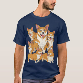 Hondencadeau hondenliefhebber Welsh Corgi boy T-shirt