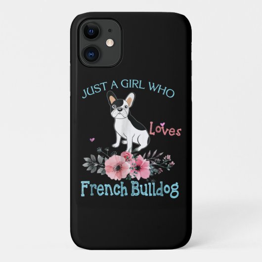 hondencadeau | Houdt van Franse Bulldog Case-Mate iPhone Case (Achterkant)