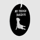 hondencadeau | Mijn Franse buldog Ornament (voorkant)