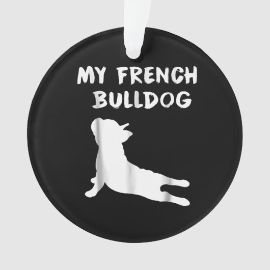 hondencadeau | Mijn Franse buldog Ornament (voorkant)
