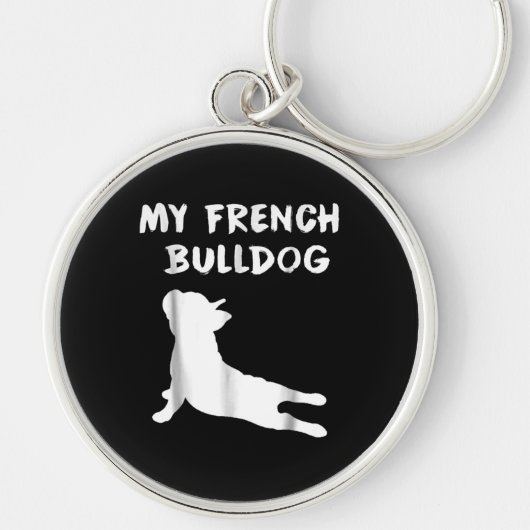 hondencadeau | Mijn Franse buldog Sleutelhanger (Voorkant)
