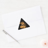 hondencadeau | Schattigee Corgi Dog Biker Sticker (Envelop)