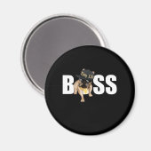 hondencadeau | Thug Life Franse buldog Magneet (Voorkant / Achterkant)