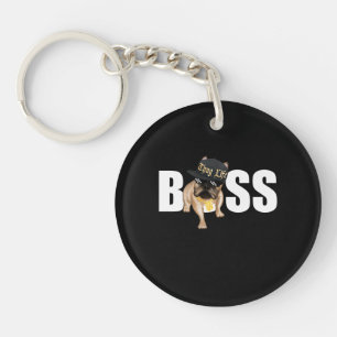 hondencadeau   Thug Life Franse buldog Sleutelhanger