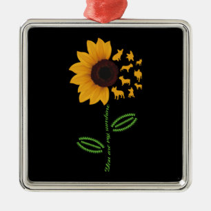 hondencadeau   U bent mijn Sunshine Franse bulldog Metalen Ornament