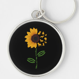 hondencadeau U bent mijn Sunshine Franse bulldog Sleutelhanger