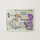 Hondencafe Grappige 8 x 10 Legpuzzel (Horizontaal)