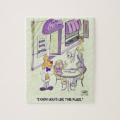 Hondencafé Jigsaw Puzzel (Verticaal)