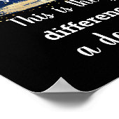 hondencitaat van Mark Twain Poster (Hoek)