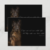 "hondencitaten" briefkaart (Voorkant / Achterkant)