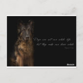 "hondencitaten" briefkaart (Achterkant)
