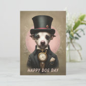 Hondendag Kaart – Grappige Aangepaste Huisdierlief (Staand voorkant)