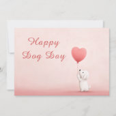 Hondendag Kaart – Grappige Aangepaste Huisdierlief (Voorkant)