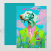 Hondendag Kaart – Grappige Aangepaste Huisdierlief (Voorkant / Achterkant)