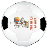Hondendag Voetbal - Funny Custom Pet Lover Sport (Gedraaid)
