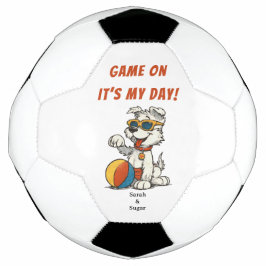 Hondendag Voetbal - Funny Custom Pet Lover Sport
