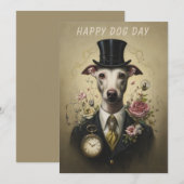 Hondendag Wenskaart - Funny Custom Pet Lover Kaart (Voorkant / Achterkant)