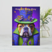 Hondendag Wenskaart – Grappige Aangepaste Huisdier Kaart (Staand voorkant)