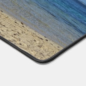 Hondendagen op het strand (tekst aanpasbaar) bureaumat (Hoek)