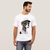 Hondendagen van de zomer honkbal t-shirt (Voorkant volledig)