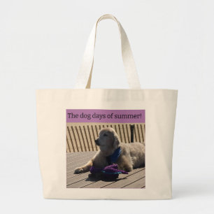 Hondendagen van Summer Beach Bag Grote Tote Bag