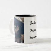 Hondendagen van zomerse mok met poedel (Voorkant links)