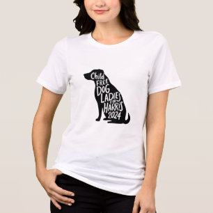 Hondendames voor Harris 2024 T-shirt
