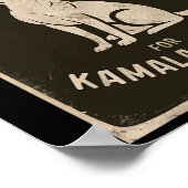 Hondendames voor Kamala Harris Poster (Hoek)