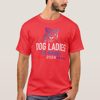 Hondendames voor Kamala smerige hond familie retro T-shirt