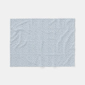 HondenDeken - Pootafdruk en Botten Fleece Deken (Voorkant (Horizontaal))