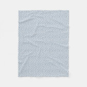 HondenDeken - Pootafdruk en Botten Fleece Deken (Voorkant)