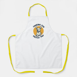 Hondendiner klaar schort