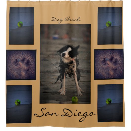 Hondendouche Douchegordijn (Voorkant)