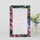 Hondendroze bloeiende bomen briefpapier (Staand voorkant)