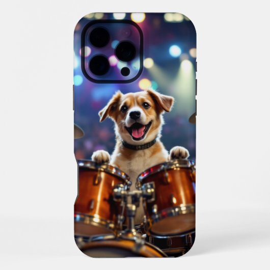 hondendrummer iPhone hoesje (Achterkant)