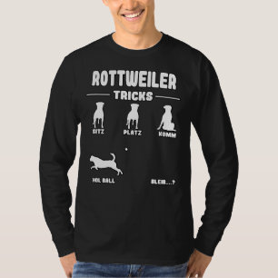 Hondeneigenaar Fan Rottweiler Tricks 2 T-shirt