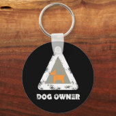Hondeneigenaar Sleutelhanger (Voorkant)