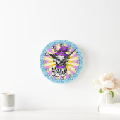 Hondenfee tovenaar ronde klok (Huis)