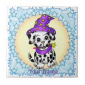 Hondenfee tovenaar tegeltje (Voorkant)