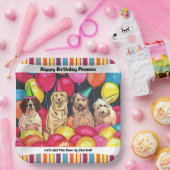 Hondenfeest Laten we dit feest beginnen personalis Papieren Bordje (Feest)