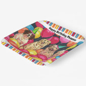 Hondenfeest Laten we dit feest beginnen personalis Papieren Bordje (Gebogen)