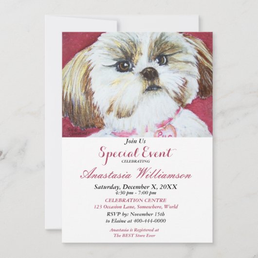 HONDENFEEST UITNODIGING (Voorkant)