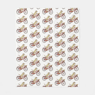 Hondenfiets met Schattigee eekhoorn Patroon Fleece Deken