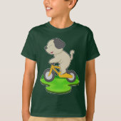 hondenfiets t-shirt (Voorkant)