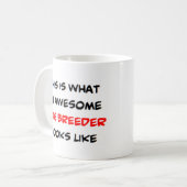 hondenfokker, geweldige koffiemok (Voorkant links)