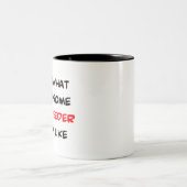 hondenfokker, geweldige tweekleurige koffiemok (Center)