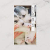 Hondenfokker & Groomer Foto QR Code Visitekaartje (Voorkant)